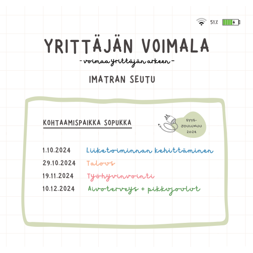 YRITTÄJÄN VOIMALA NELIÖ IMATRA