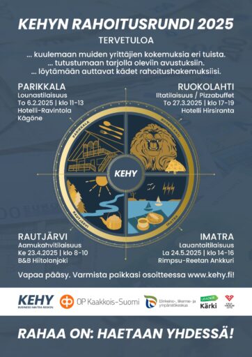 Juliste: KEHYn Rahoitusrundi 2025.