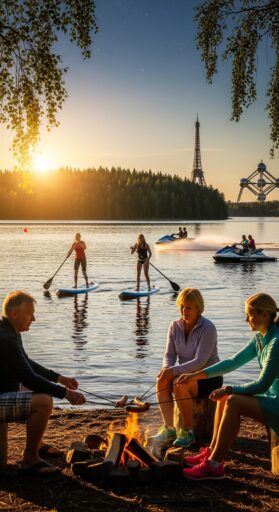 Parikkalassa on paljon -kyselyn kuva tehty tekoälyä hyödyntäen.